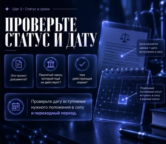 Пример слайда Правового радара